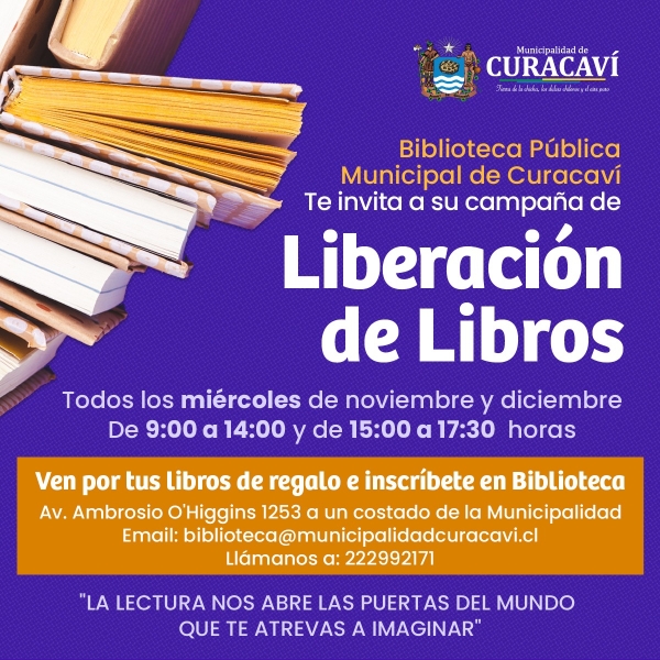 LIBERACION DE LIBROS